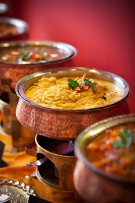 On the first  and the third Thursday of the month we serve a vegetarian Currybuffet